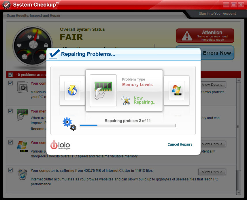 May 2012: Promote System CheckUp™ Through Linkshare